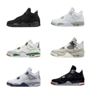 Jordan 4
'Budget batch'
(27 colorways)