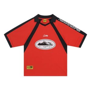 Corteiz Alcatraz Football Jersey Red