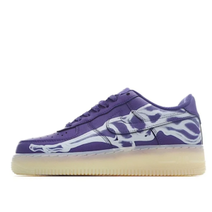 Nike Air Force 1 Halloween Skeleton Black Grey Glow