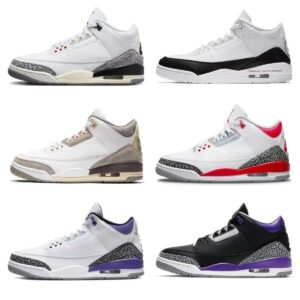 Jordan 3
 LJR Batch
(26 colorways)