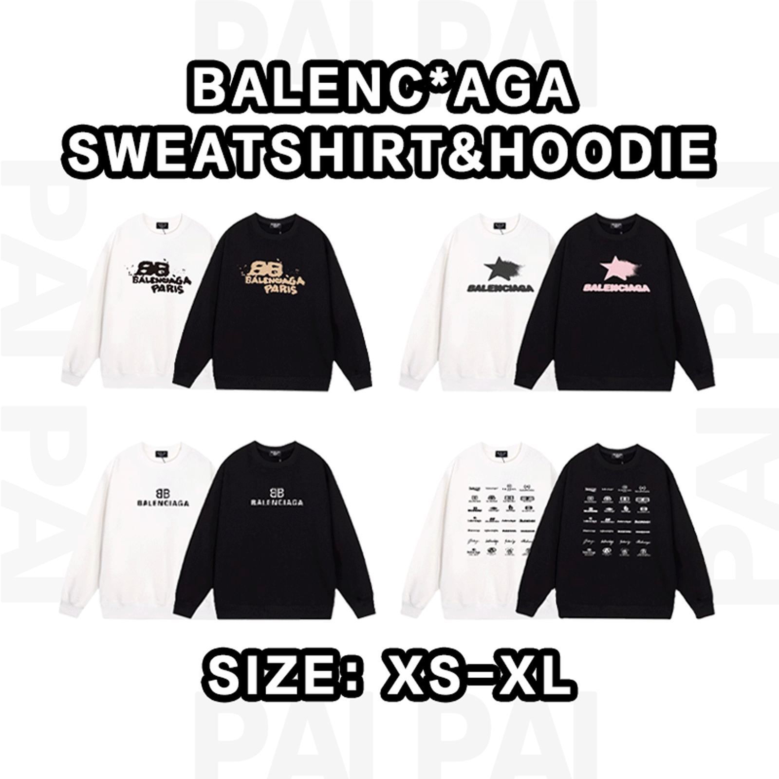 Balenciaga Fashion sweatshirt
( 37 colors )